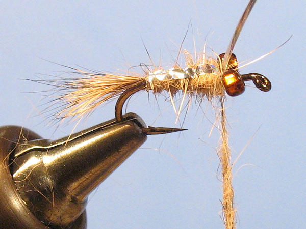 Reflector Hare's Fur Nymph - Step 19