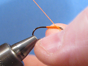 Finger whip-finish - Step 13